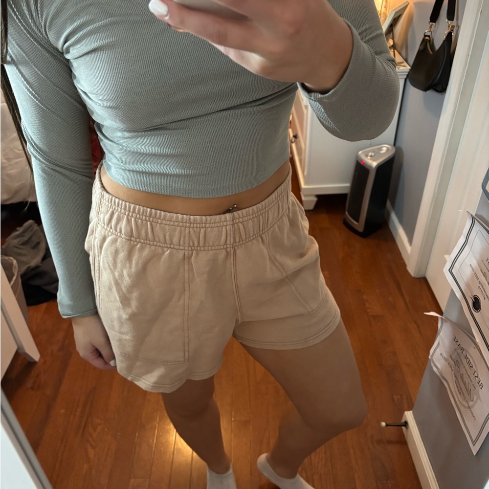 Aerie Tan sweatshorts